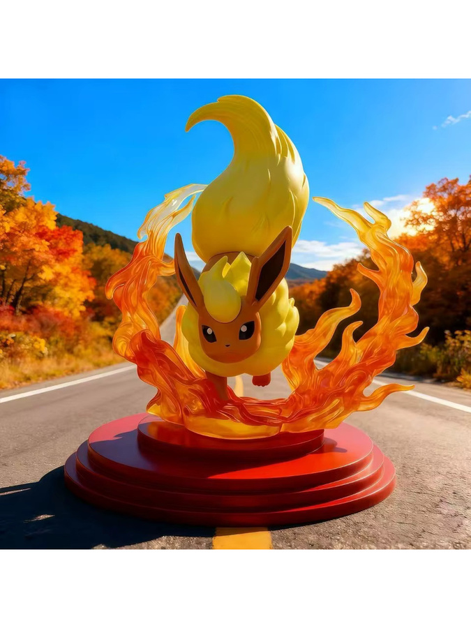 Potdemiel Pokémon Eeveelution Figur Sylveon Vaporeon, Einzelfigur - Bild 5