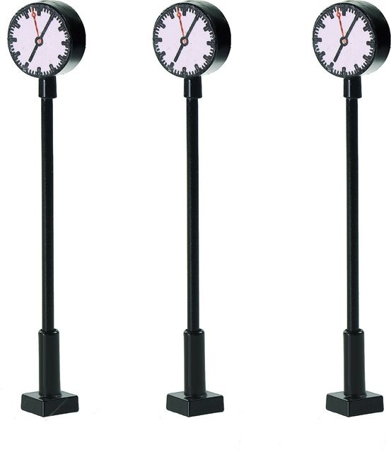 Evemodel Modellbahn-Beleuchtungsset, 3-teiliges Set, N-Maßstab 1:160, Schwarz - Bild 1