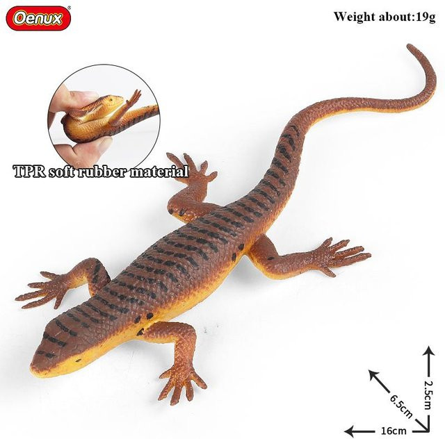 Oenux Wilde Reptilien Tiere Actionfiguren, Eidechse Modell, ab 3 Jahre - Bild 1