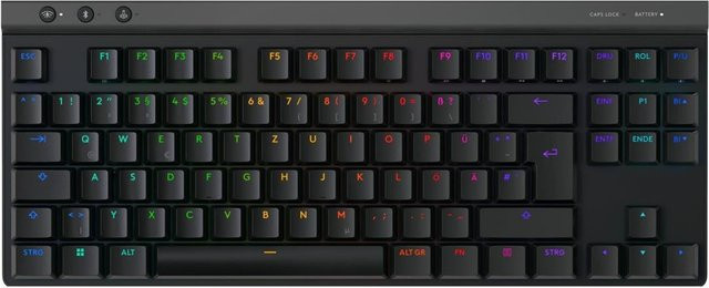 Logitech G G515 LIGHTSPEED TKL kabellose mechanische Gaming-Tastatur mit GL Linear Switches, Schwarz - Bild 2