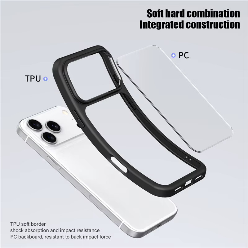 Magnetische Schutzhülle für Apple iPhone 17 Air Pro Max, ultraklare und stoßfeste Hartschale in Bonbonfarben mit kabellosem Laden - Bild 1