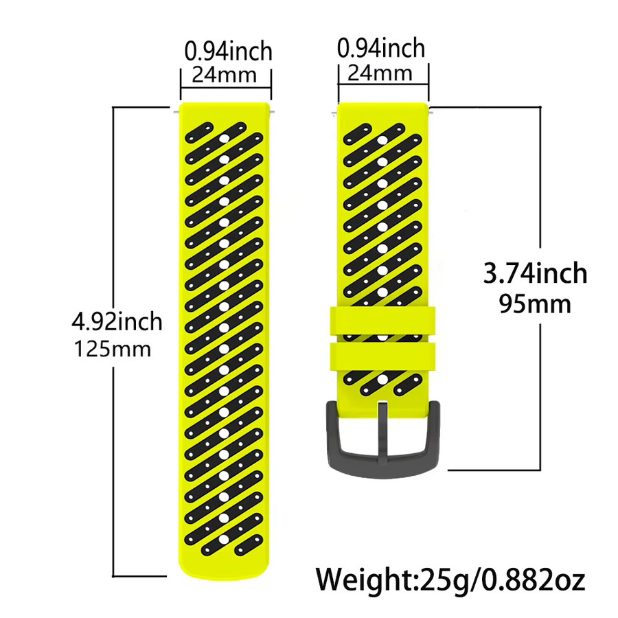 COROS Uhrenarmband Silikon, 24 mm, Unisex - Bild 2