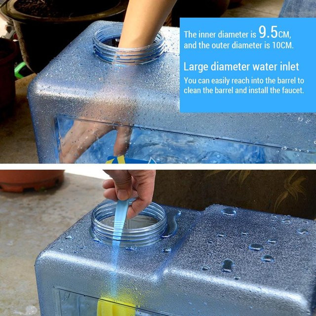 Camping-Wassereimer mit Wasserhahn und 15 l Fassungsvermögen - Bild 1