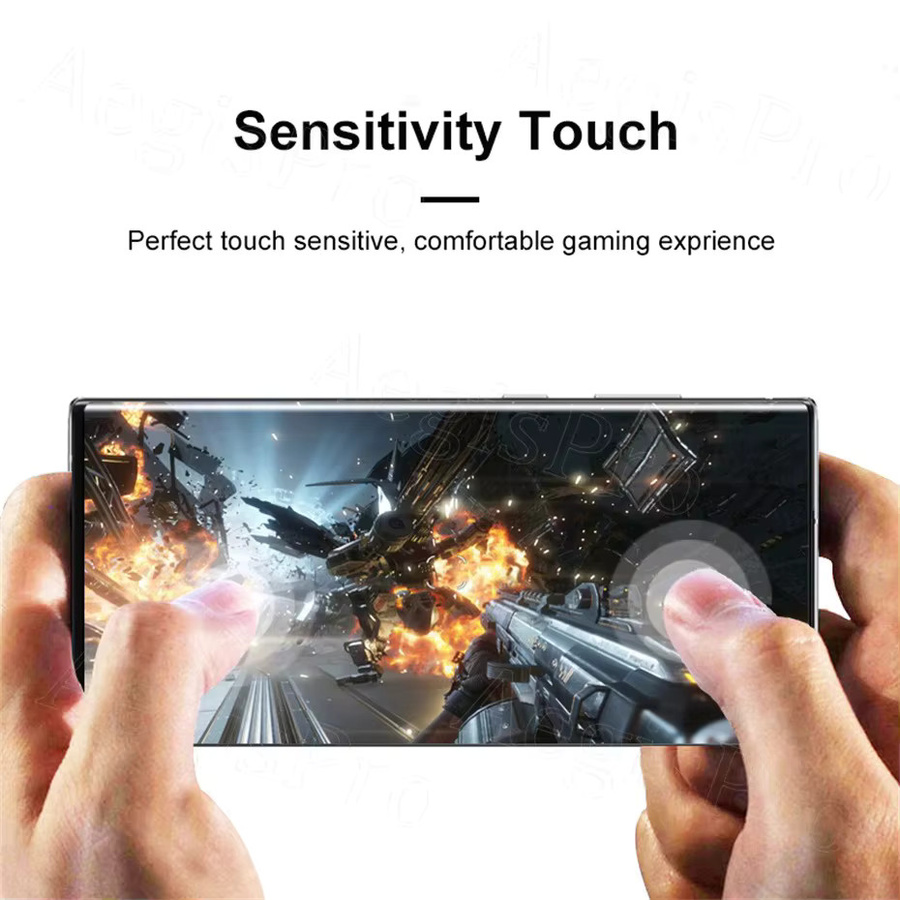 2 Stück Samsung Galaxy S25 S24 S23 S22 S21 S20 Ultra Plus Schutzfolie aus gehärtetem Glas mit UV-Flüssigkleber, transparent, kratzfest und anti-fingerabdruck - Bild 3