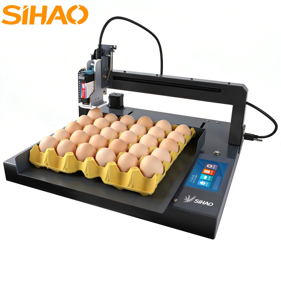 SIHAO Automatischer Eier-Tintenstrahldrucker für Etiketten, Datumsstempel, Logos und Barcodes zur Codierung und Markierung auf Eierschalen - Bild 2