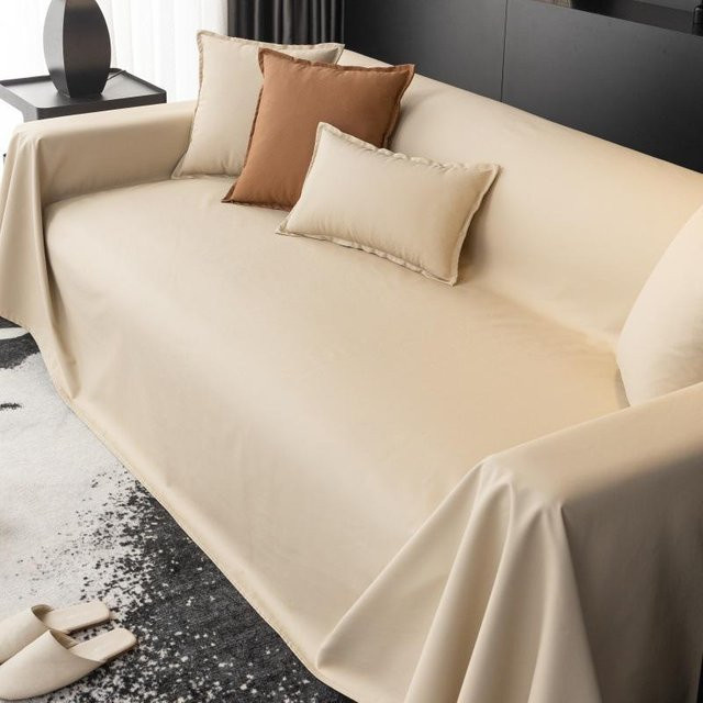 BC Pet Supplies Sofabezug aus Polyester, Wasserdicht und Kratzfest, Beige, B/T/H: 70 x 70 x 70 cm - Bild 1
