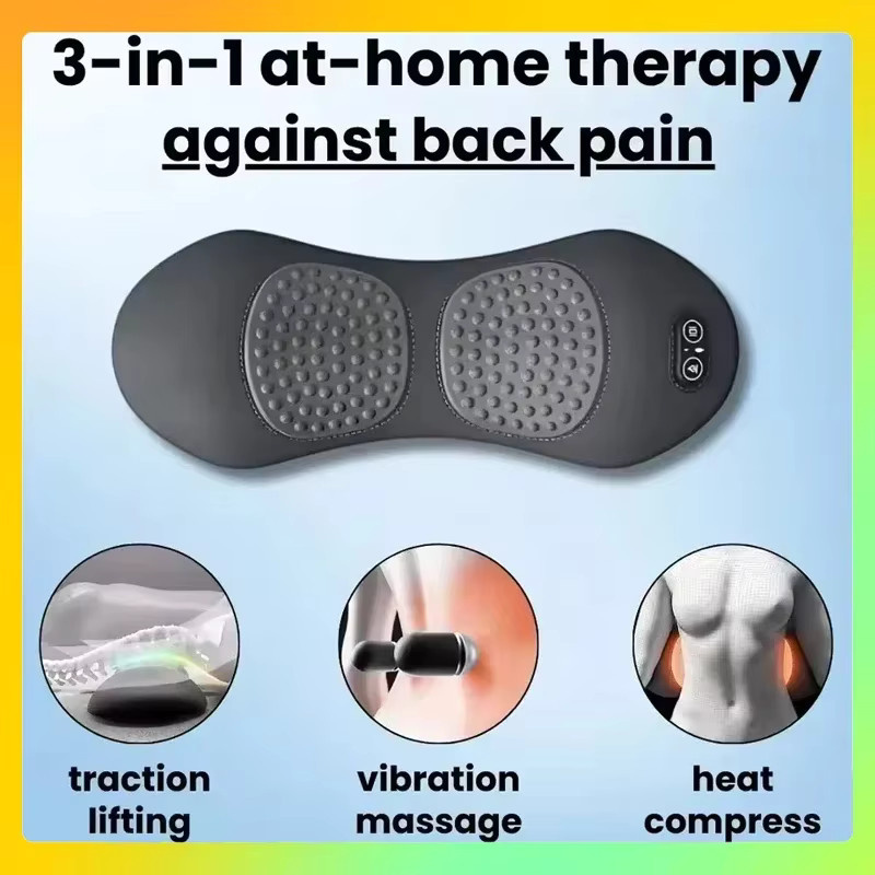Okayso 3-in-1 Shiatsu Rückenmassagegerät, Grau, Unisex - Bild 2