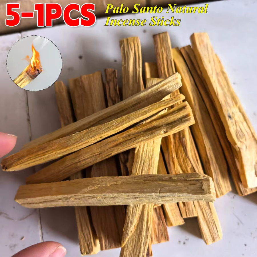 Yoga Buddha Palo Santo natürliche Räucherstäbchen aus Holz für Aromatherapie - Bild 2