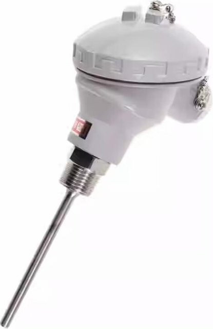 Hochtemperatur-PT100-Sensor mit 4-20mA Ausgang in Grau - Bild 1