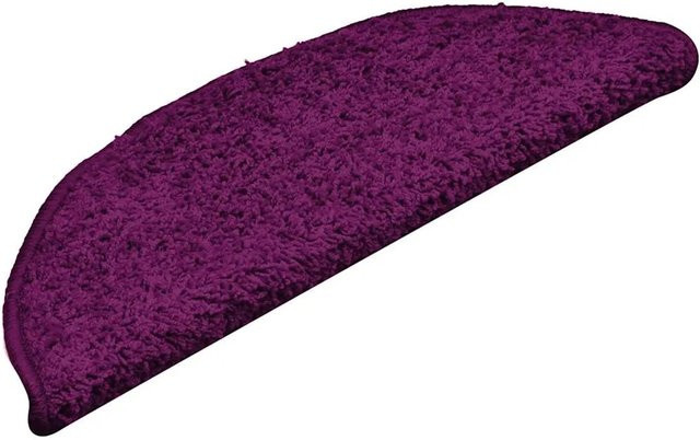 vidaXL Stufenmatten 15 Stück Rosa Halbrund, selbstklebend und rutschfest, B/T/H: 56 x 17 x 3 cm - Bild 1