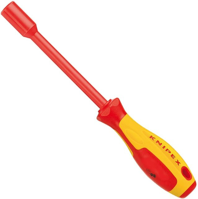 Knipex Steckschlüssel mit Schraubendreher-Griff isoliert in Rot, VDE-geprüft, 232 mm - Bild 2