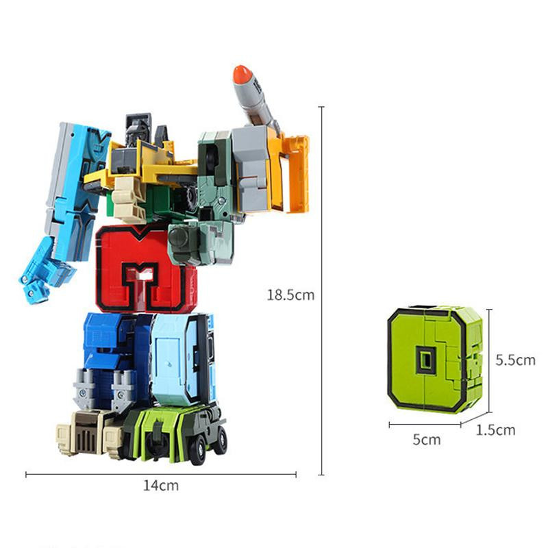 Yiran toy Roboter Transformation Actionfigur Auto Lernfokus ab 3-6 Jahre - Bild 5