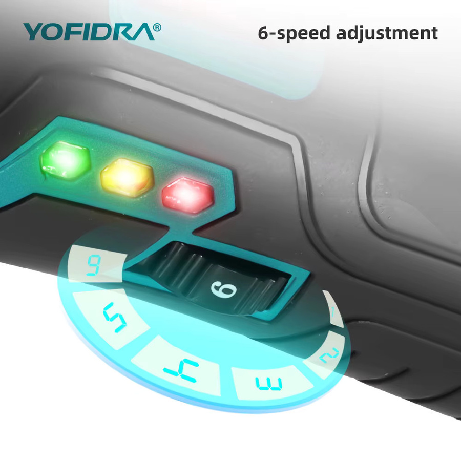 YOFIDRA Elektrische Autopoliermaschine 150 mm mit 7000 U/min für Makita LXT Akkus zum Polieren, Schleifen und Versiegeln - Bild 4
