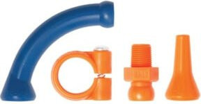 LOC-LINE Schlauchbogen-Set 40472 aus Kunststoff, 13-teilig, 90 Grad, multicolor - Bild 1