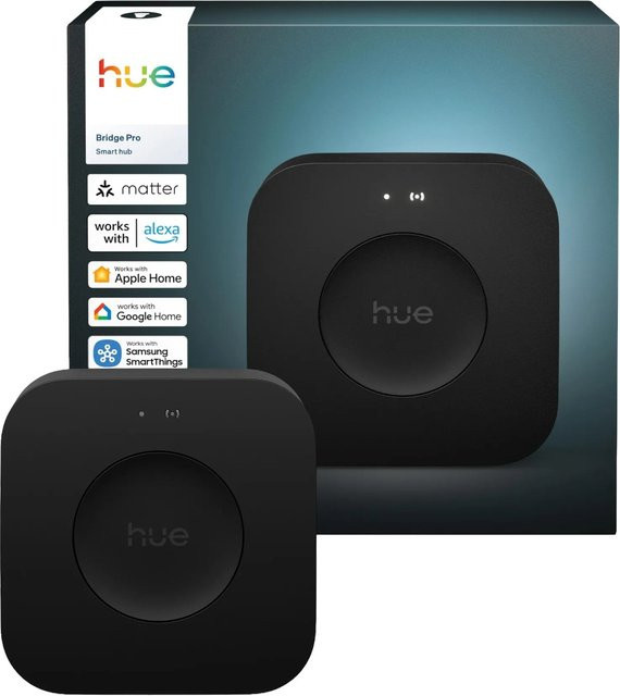 Philips Hue Bridge Pro Smart Home Zentrale, Schwarz - Bild 2