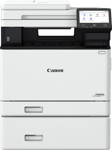 Canon i-SENSYS MF754cdw II Multifunktionsdrucker Farbig Laser/LED mit Drucken, Scannen, Kopieren und Faxen in Grau/Schwarz/Weiß mit Wi-Fi und Ethernet/LAN - Bild 1