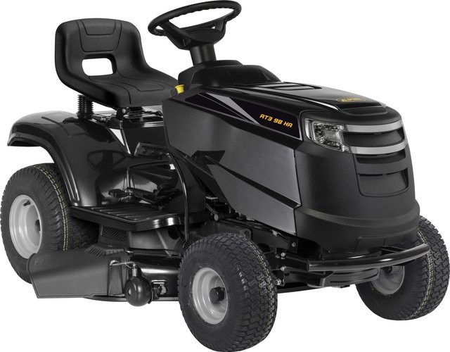 Alpina Garten Rasentraktor AT3 98 HA in Schwarz mit 7,1 kW Benzinmotor und 98 cm Schnittbreite - Bild 1