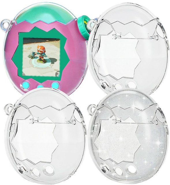 Tamagotchi Paradise Silikon-Schutzhülle für dein elektronisches Haustierspiel in Transparent - Bild 1