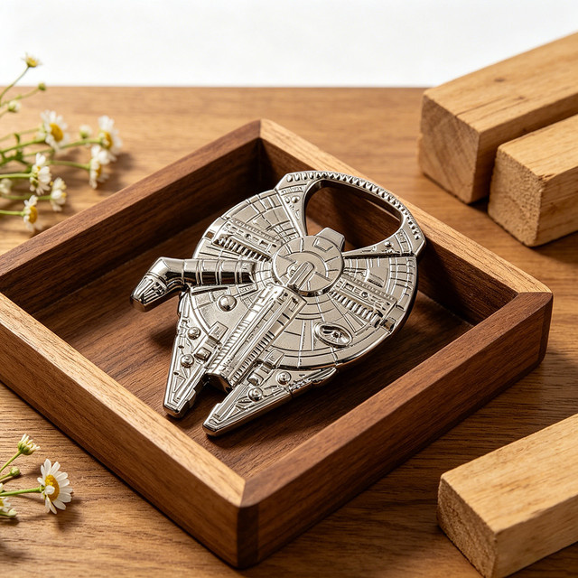 Star Wars Schlüsselanhänger Millennium Falcon, Legierung, Silber - Bild 1