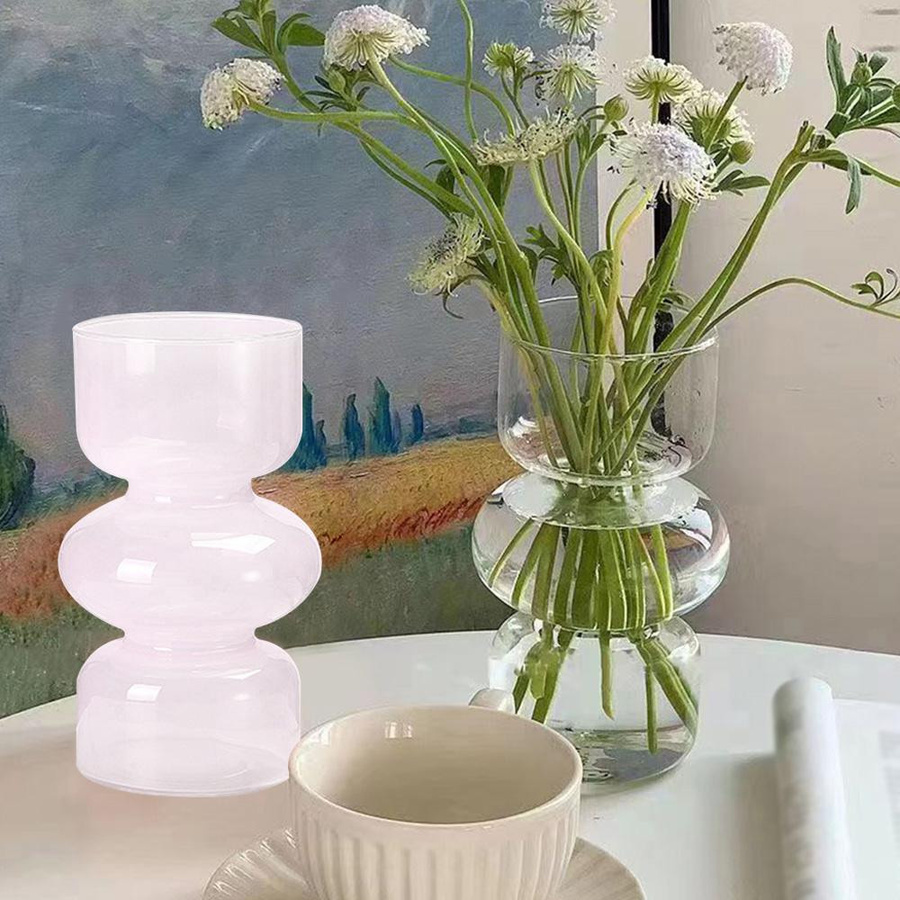 Dekorative Hydroponische Glasvase im nordischen Stil von Household supplies MH, transparent, Höhe: 19,0 cm, Breite: 19,0 cm, Tiefe: 10,0 cm - Bild 1