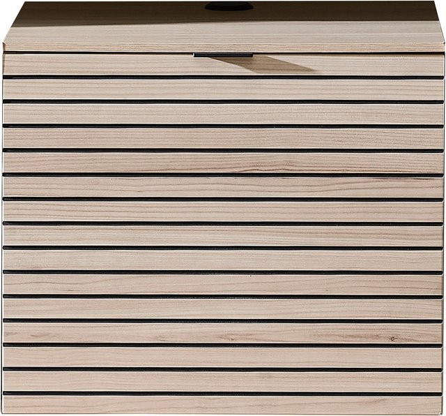 Premium Living TV-Element Memphis in Eichefarben und Kaschmir mit Soft-Close-Schubladen, B: 60,0 cm, T: 44,0 cm, H: 51,0 cm - Bild 1