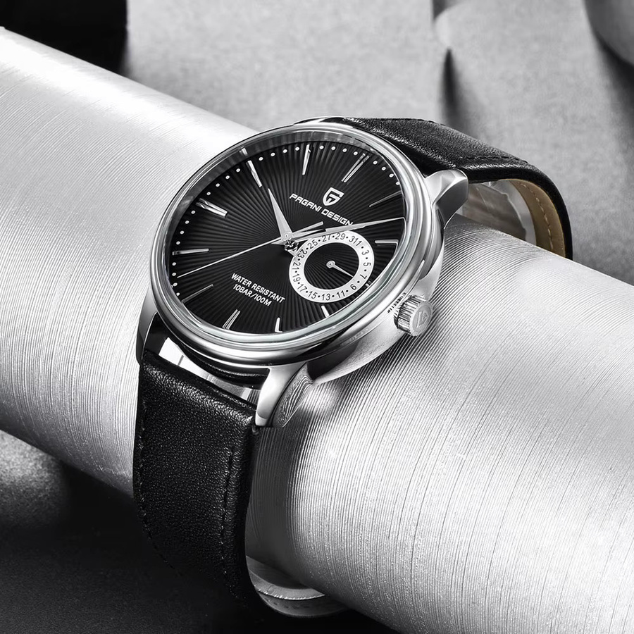 PAGANI DESIGN Armbanduhr, Quarz, Edelstahl, Saphirglas, 40 mm, Herren - Bild 4