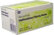 Soennecken Haftnotizen oeco Recycling Gelb mit FSC und Blauer Engel - Bild 1