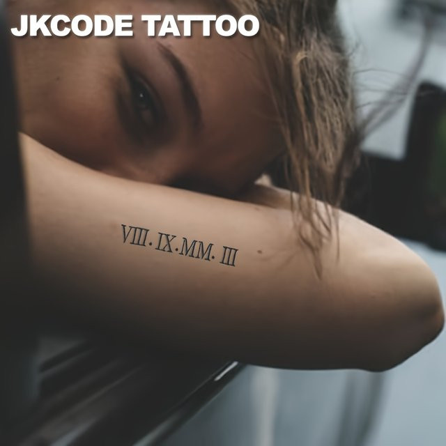 JKCODE TATTOO Temporäre Tattoos, Unisex - Bild 1