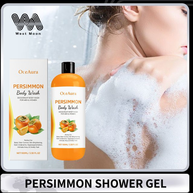 OceAura Persimmon Body Wash Duschgel, 100 ml, Unisex - Bild 1