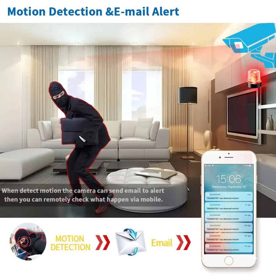 Tuya 5MP WLAN PTZ Sicherheitskamera für Innenräume in Schwarz mit 2-Wege-Audio, App-Steuerung und Auto-Tracking als Smart Life Babymonitor und CCTV Überwachungskamera - Bild 5