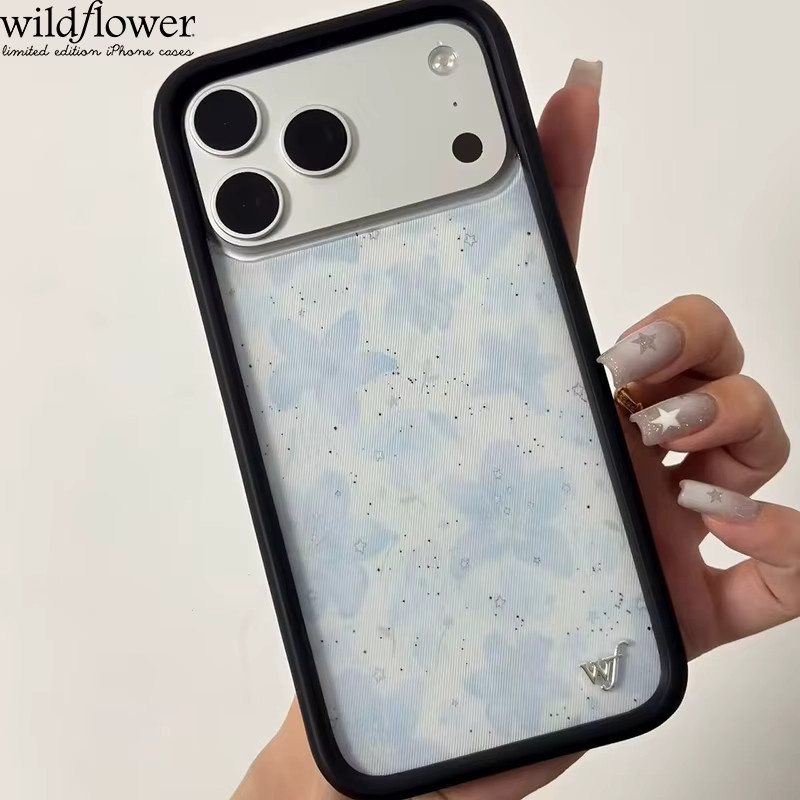 Wildblume in Blue Lily Handyhülle für iPhone 11 bis 17 Pro Max Plus, Stoßfeste Schutzhülle in Blau mit Lilien-Blumen Design - Bild 2