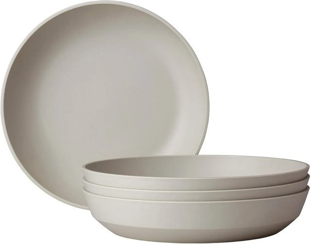 Mepal Silueta Suppenteller 4er Set in White, Durchmesser: 21 cm - Bild 1