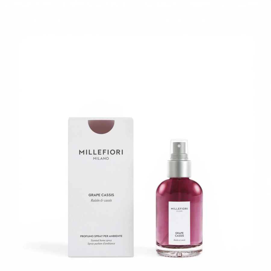 Millefiori Milano Raumspray Grape Cassis mit fruchtiger und blumiger Note, 100 ml - Bild 1