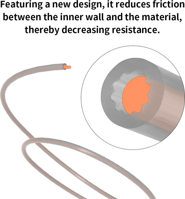 FYSETC PTFE-Rohr aus japanischem Material für 3D-Drucker, transparent, Außendurchmesser: 4 mm - Bild 1