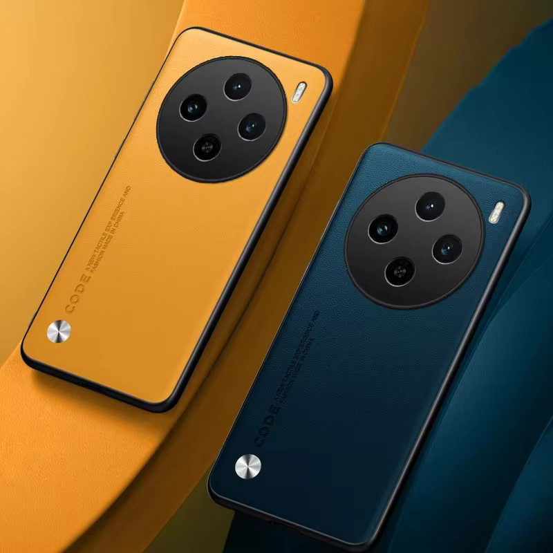 Luxus PU Leder Handyhülle für vivo x100, x100s Pro und x100 Ultra 5G in Grün mit mattem TPU Silikon Vollschutz - Bild 1