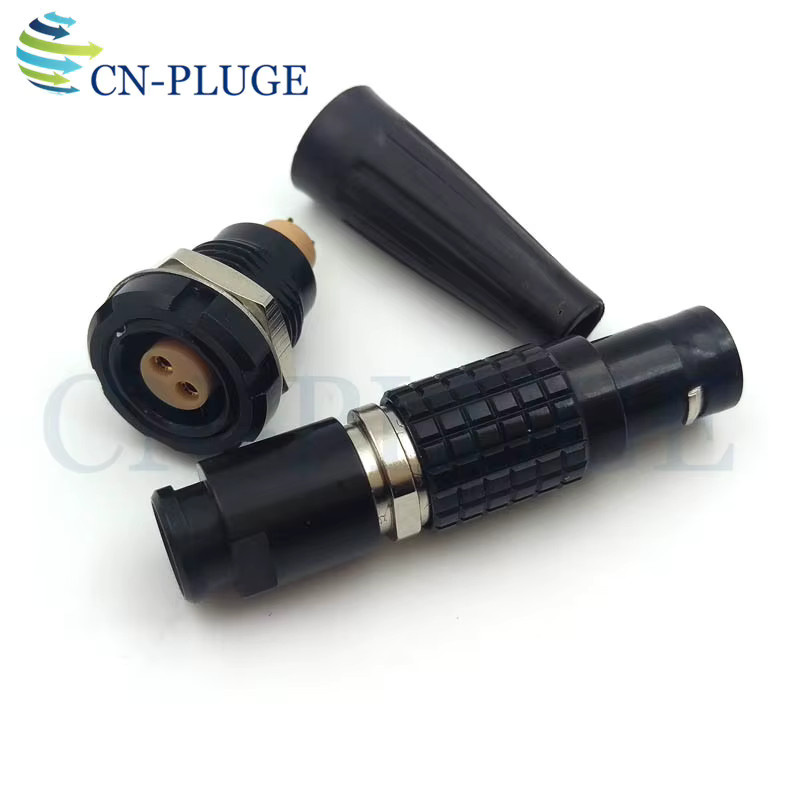 SZYingXian Luftfahrt Push-Pull Stecker EKG-Buchse aus Metall in Schwarz mit 2 bis 9 Polen - Bild 2