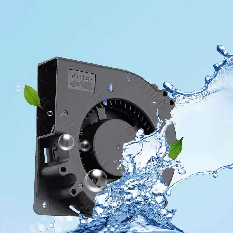 Gdstime Industrieller Ultraschall-Luftbefeuchter DC 12 V, Wasserdichter Ultraschall-Vernebler für Kühlkühler im Außenbereich, Schwarz - Bild 3