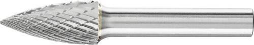 PFERD Hartmetall Frässtift Spitzbogen SPG Ø 12 mm, Arbeitslänge 25 mm, Schaft-Ø 8 mm, kreuzverzahnt, silber - Bild 1