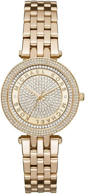 Michael Kors Armbanduhr, Edelstahl, Gold, Diamantbesetzt, 33 mm, Damen - Bild 1