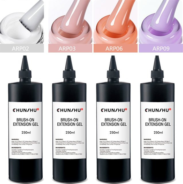 CHUNSHU Nachfüll-Verlängerungsgel Nagellack, 250 ml, Glänzend - Bild 1