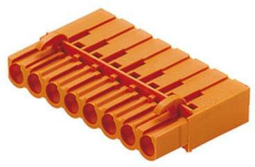 Weidmüller Buchsengehäuse-Kabel BL/SL 5.08 in Orange, 100 Stück, Rastermaß: 5.08 mm - Bild 1