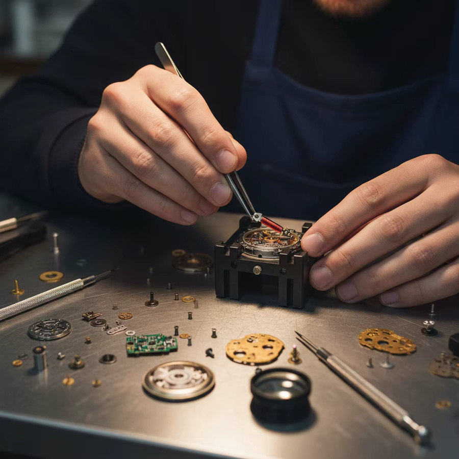 FancyWrist Reparaturteile für ETA 251.262 Uhrwerk, Rubin - Bild 1