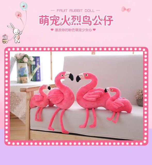 Yiran toy Flamingo Kissen, Plüschtier, ab 0 Jahren - Bild 1