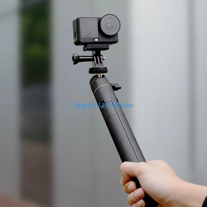 G88D Kamera-Stativ und Selfie-Stick in Schwarz für Action-Kameras, Landschaftsaufnahmen und Vlogging - Bild 2