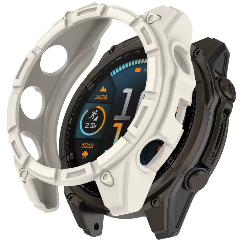 Smartwatch-Zubehör TPU-Gehäuse für Garmin Descent Mk3i 51 mm, Schwarz - Bild 3