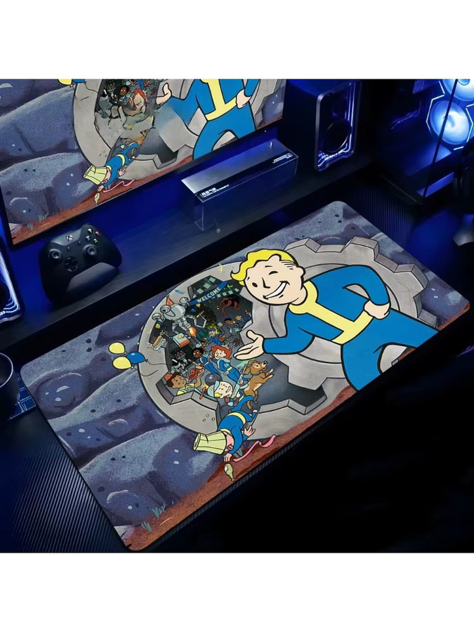 Potdemiel XXL Gaming-Mauspad aus Leder in Multicolour für Laptop und PC - Bild 2