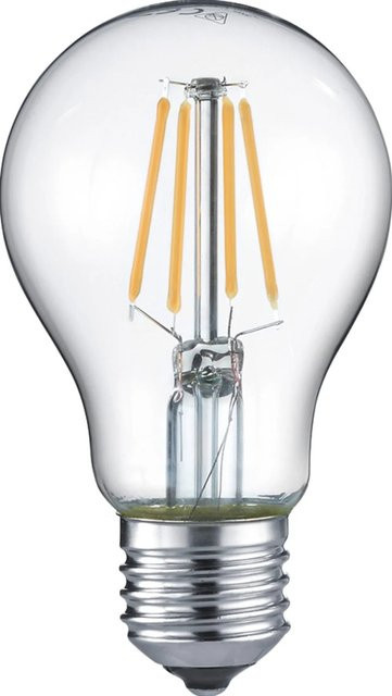 Trio LED-Leuchtmittel E27 Globeform im 2er Set, warmweiß, transparent, Höhe: 10,5 cm, Durchmesser: 6 cm - Bild 1