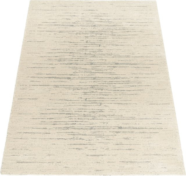 Moderner Teppich Heal in Creme und Beige im Skandi-Stil mit High-Low-Effekt, B: 120 cm, T: 170 cm - Bild 1