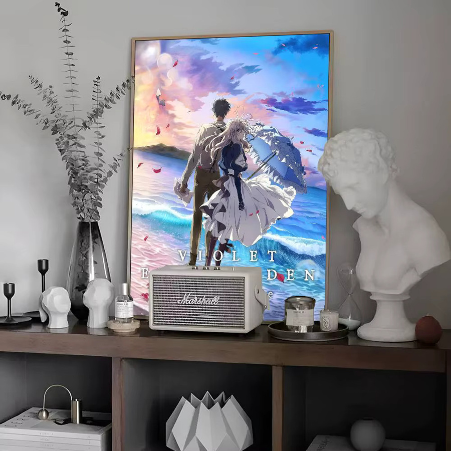 Anime Violet Evergarden Retro Wandposter aus Kraftpapier Multicolor - Bild 3