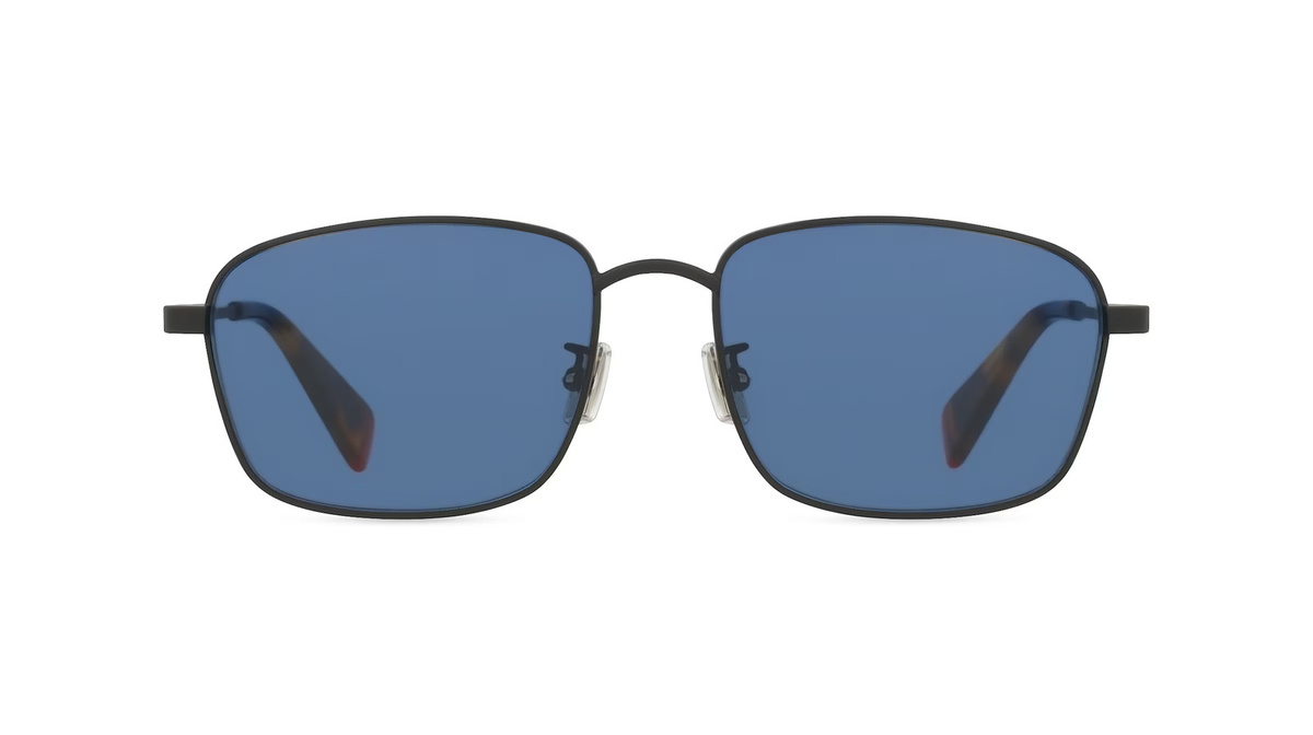 Kenzo KZ40184U Sonnenbrille, Vollrand, Quadratisch, Metall, Herren, Schwarz - Bild 1